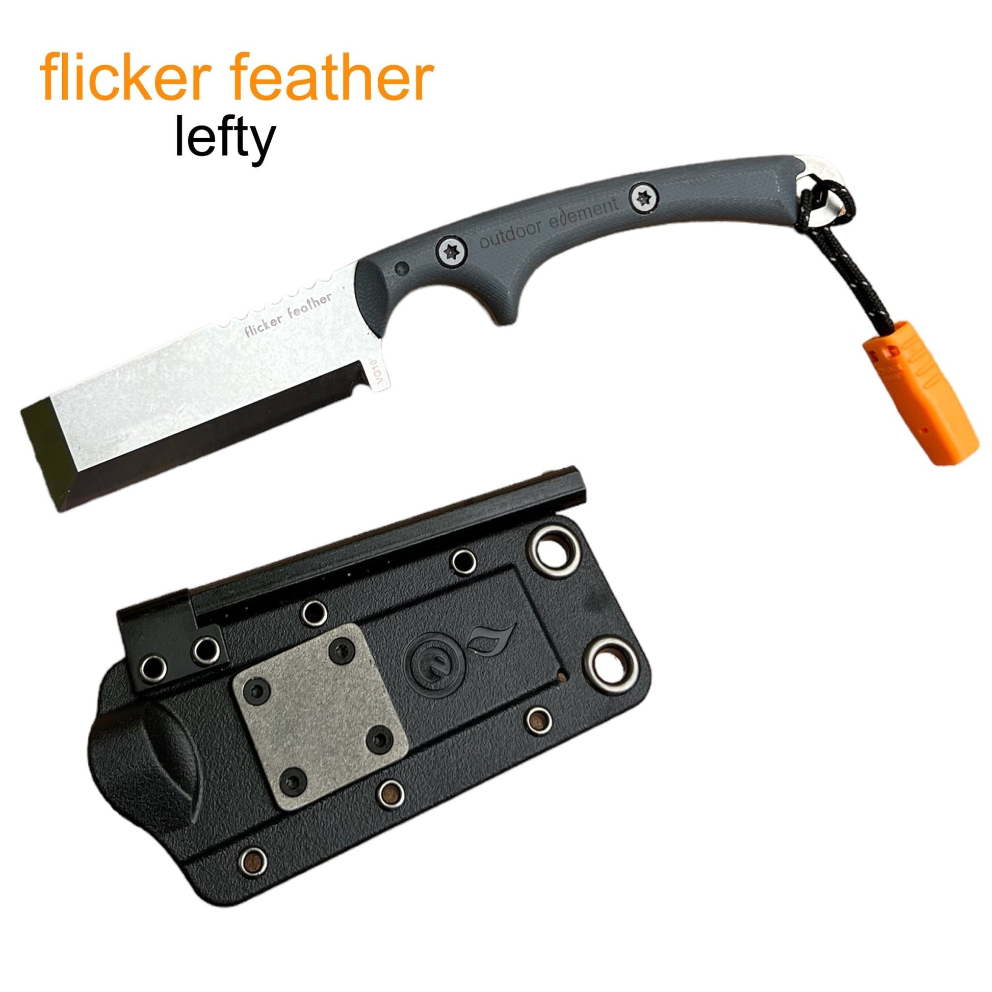 Flicker Feather Survival EDC Chisel Blade - Angler's Pro Tackle & Outdoors