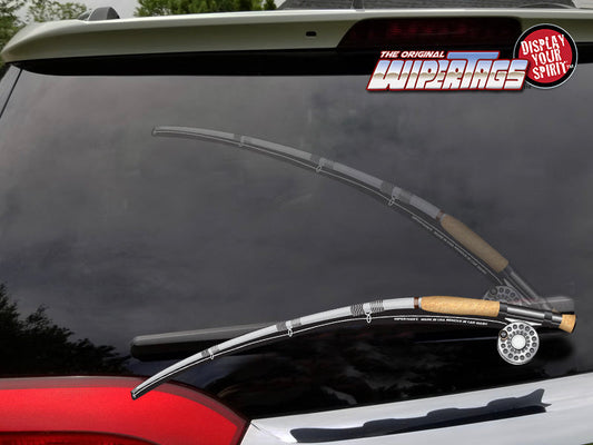 Fly Fishin' WiperTag with Fish Decal