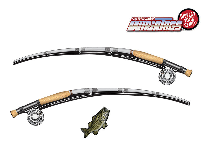 Fly Fishin' WiperTag with Fish Decal