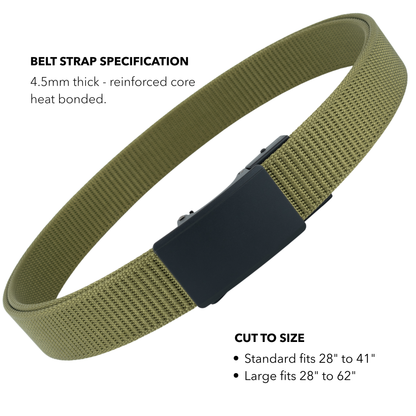 2ND AMEN Force 1.0 EDC Belt 1.5" Width Ballistic Nylon for Everyday Carry