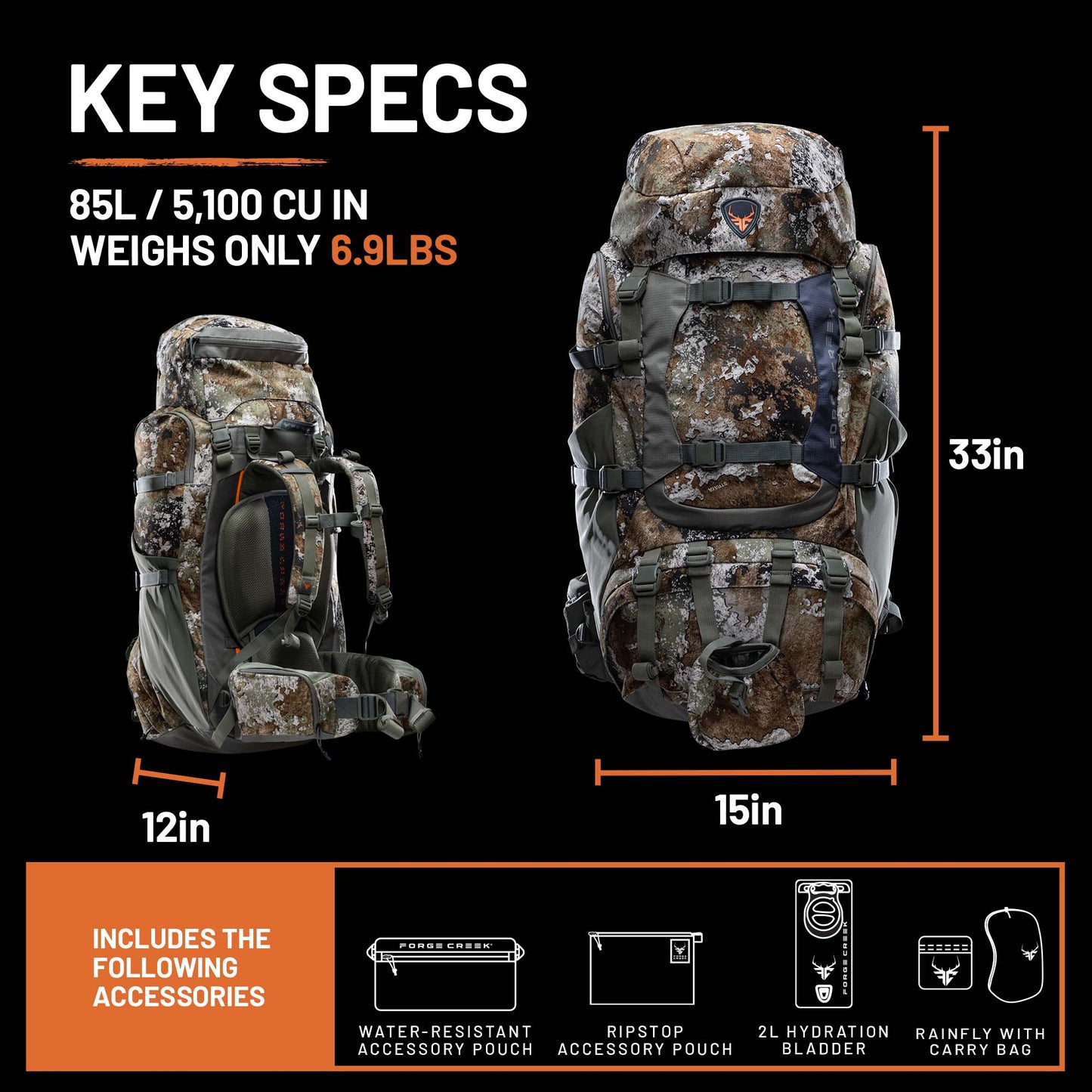 Forge Creek Hunting Expedition Pack