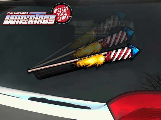 Fourth of July Firework Rocket WiperTag - Angler's Pro Tackle & Outdoors