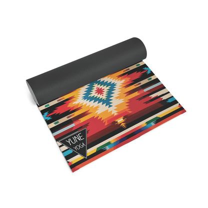 Yune Yoga Mat Pendleton Eagle Rock Tan