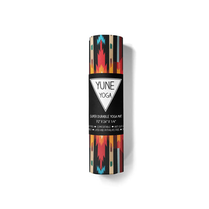 Yune Yoga Mat Pendleton Eagle Rock Tan