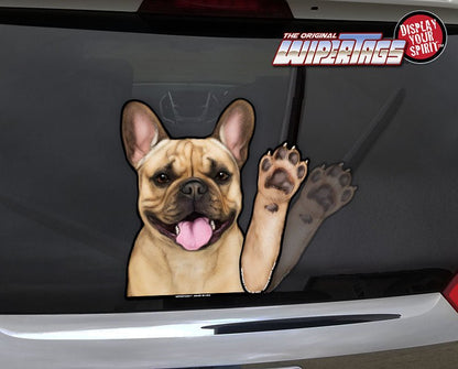 Frankie the Frenchie Bulldog Waving Dog WiperTags - Angler's Pro Tackle & Outdoors