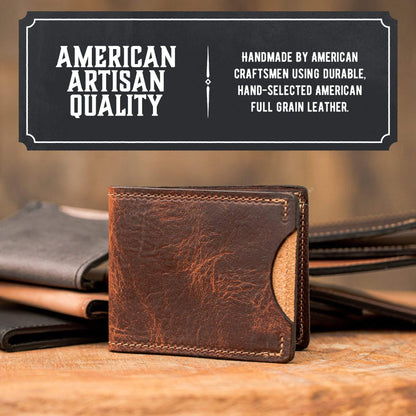 Main Street Forge - Front Pocket Slim Bifold Wallet for Men