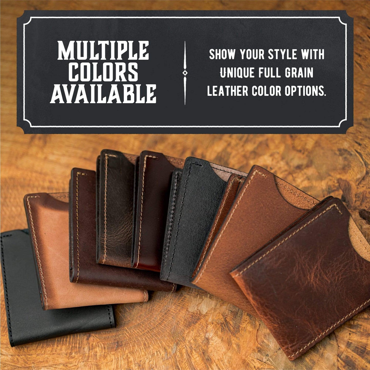 Main Street Forge - Front Pocket Slim Bifold Wallet for Men