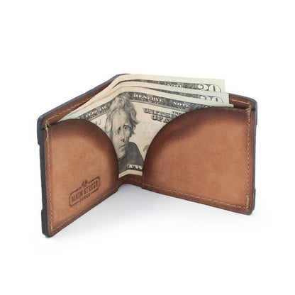 Main Street Forge - Front Pocket Slim Bifold Wallet for Men