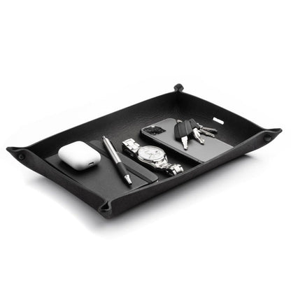 Main Street Forge - Full Grain Leather Valet Tray / Charging Station