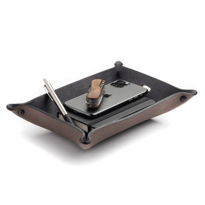 Main Street Forge - Full Grain Leather Valet Tray / Charging Station