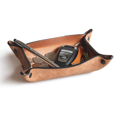 Main Street Forge - Full Grain Leather Valet Tray / Charging Station