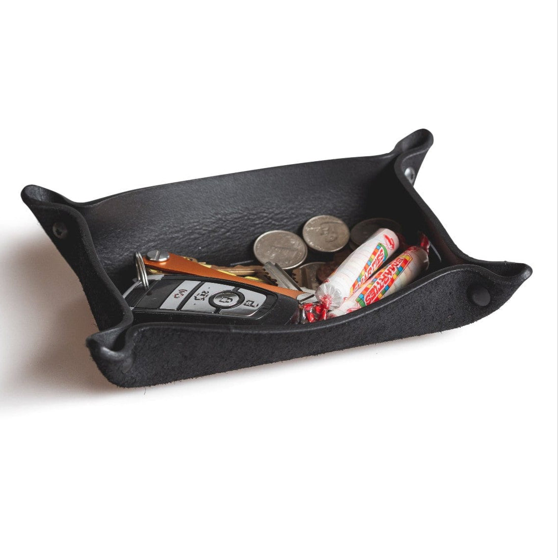 Main Street Forge - Full Grain Leather Valet Tray / Charging Station