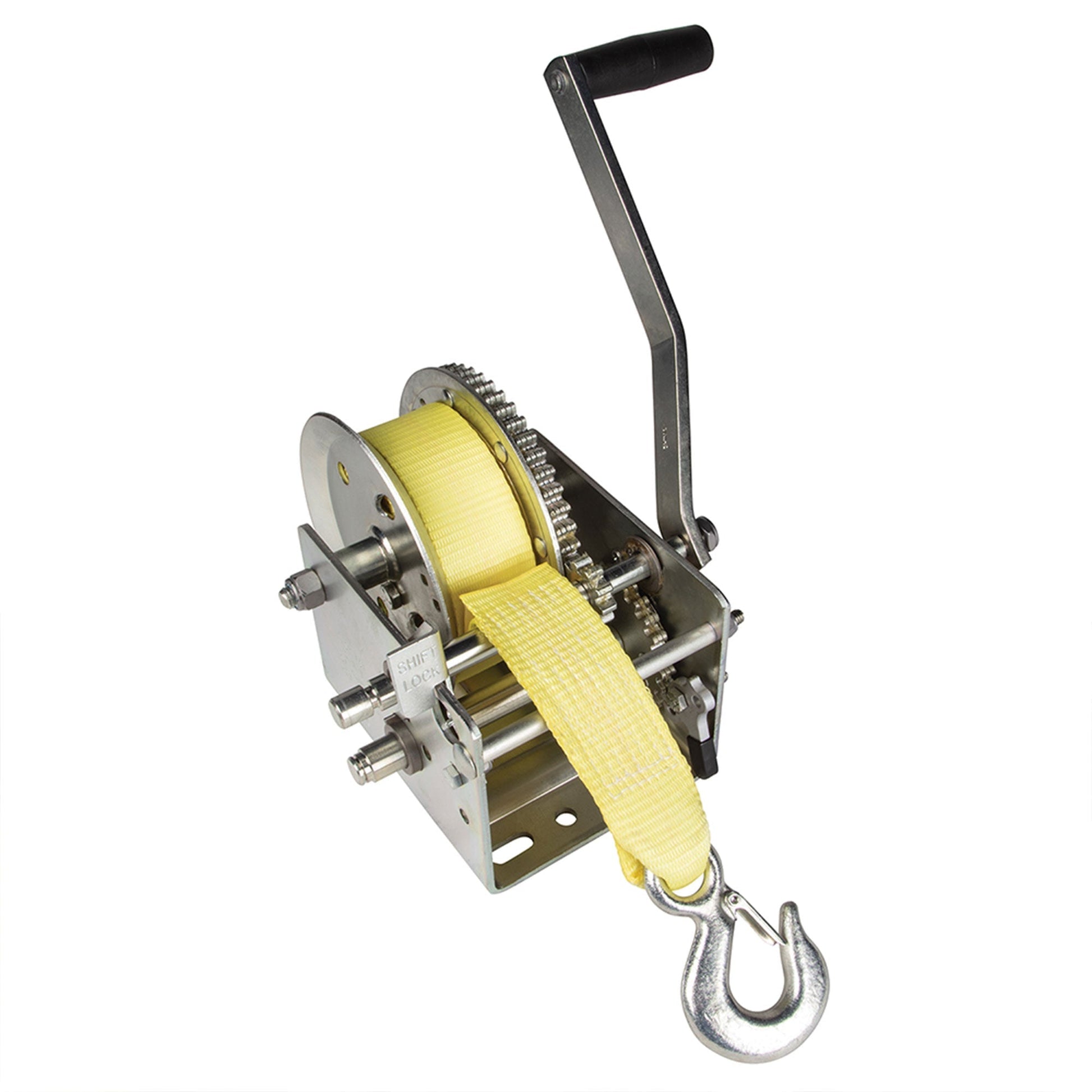 Fulton 142424 Dual Speed Tow Winch with 20 Foot Strap, 3,200 Pound Capacity - Angler's Pro Tackle & Outdoors