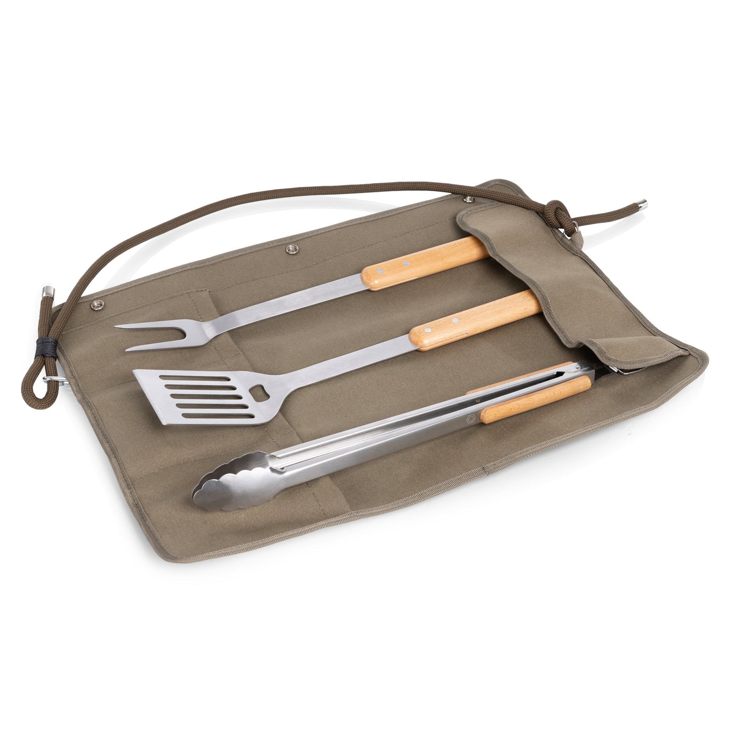 Picnic Time BBQ Roll Up 3 Piece Set