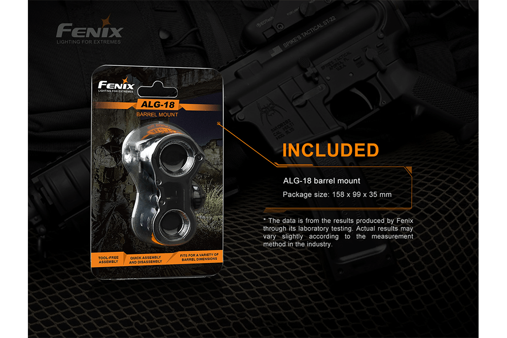 Fenix ALG-18 Flashlight Barrel Mount