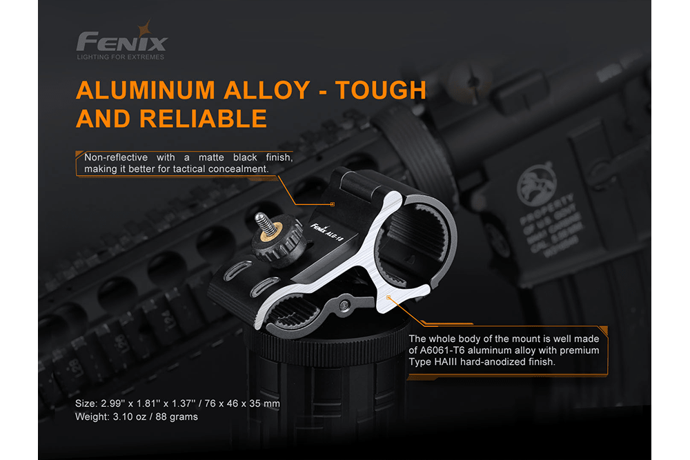 Fenix ALG-18 Flashlight Barrel Mount