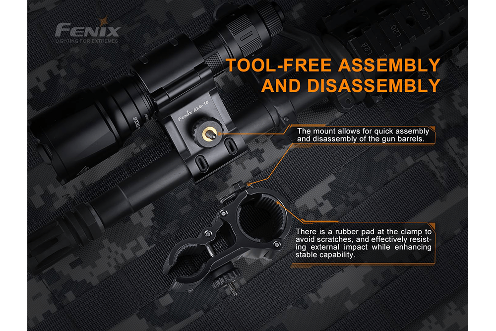 Fenix ALG-18 Flashlight Barrel Mount