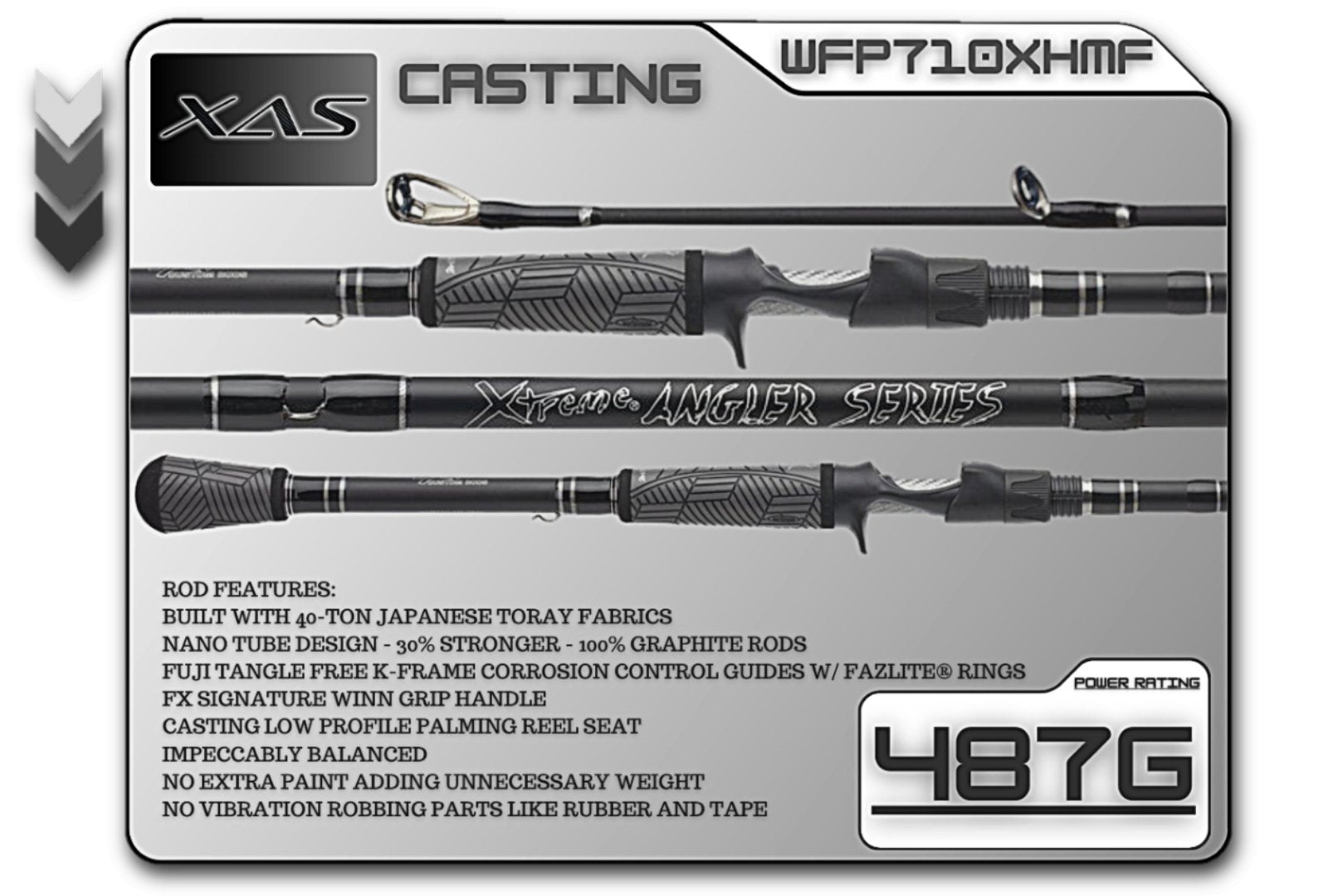 FX Custom Rods XAS 7'10" XTRA Heavy Mod - Fast **Flipping** Casting Rod - Angler's Pro Tackle & Outdoors