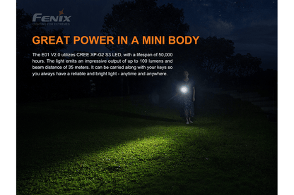 Fenix E01 V2.0 AAA LED Flashlight