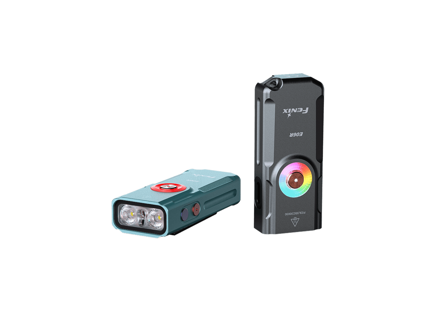 Fenix E06R Keychain Light with White, UV, and Red Laser Lights