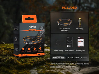 Fenix HM23 V2.0 Lightweight Detachable Headlamp