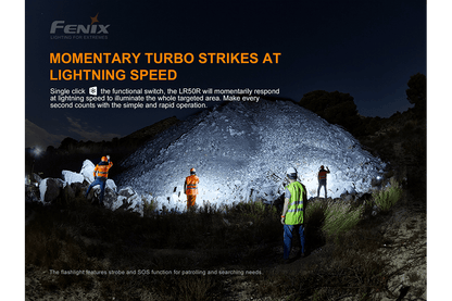 Fenix LR50R Multifunctional LED Search Light - 12000 Lumens
