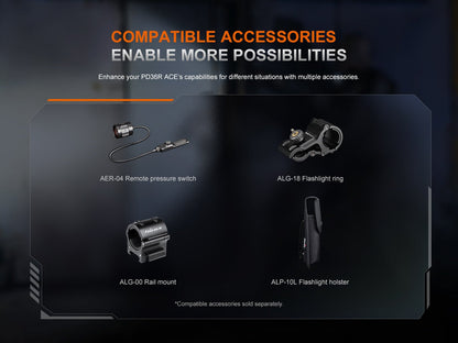 Fenix PD36R ACE Customizable Multi-Mode Flashlight
