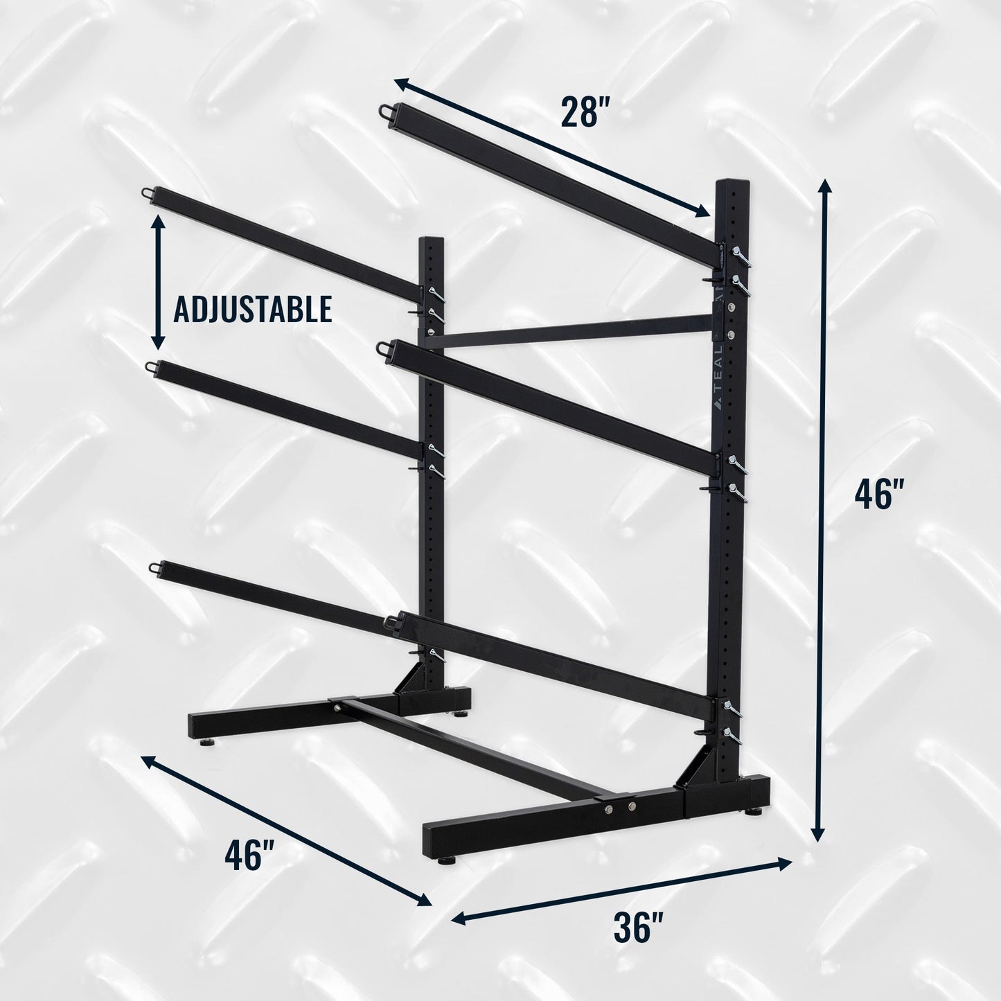 StoreYourBoard - Freestanding G-Watersport | 3 Level | Black