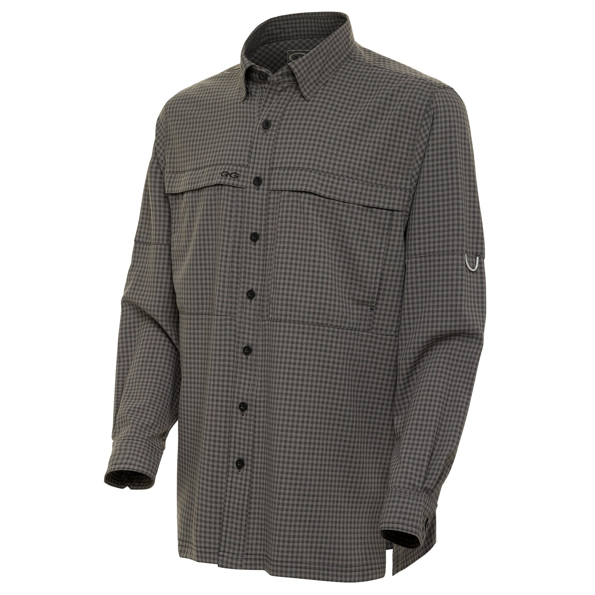 GameGuard - GunMetal TekCheck Shirt | Long Sleeve - Angler's Pro Tackle & Outdoors