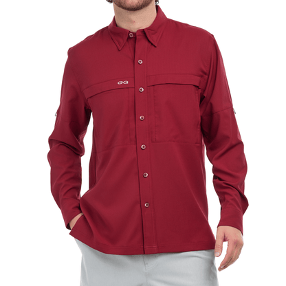 GameGuard - Oxblood Scout Shirt | Long Sleeve - Angler's Pro Tackle & Outdoors