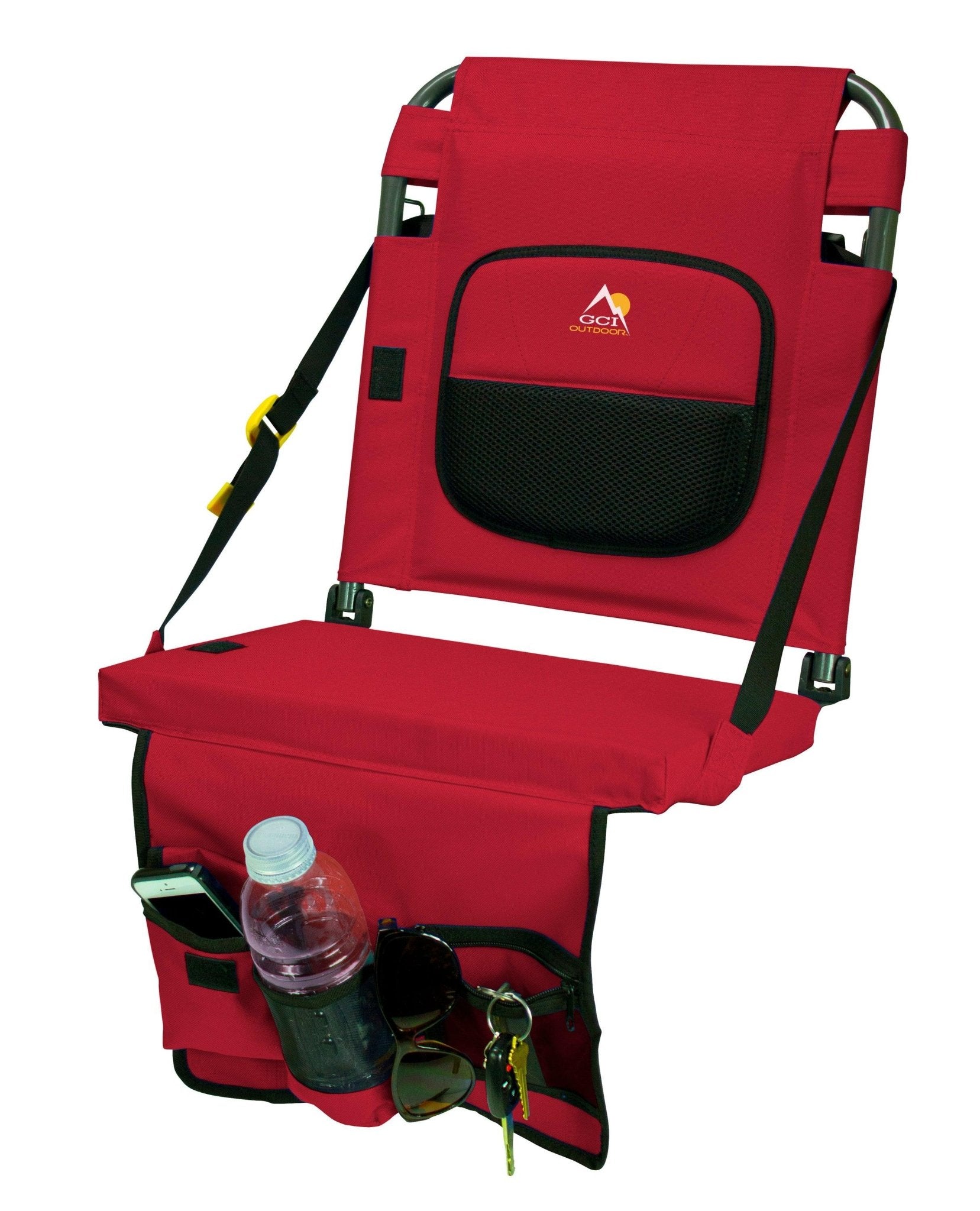 GCI Outdoor BleacherBack Lumbar Stadium Chair with Padded Backrest - Angler's Pro Tackle & Outdoors