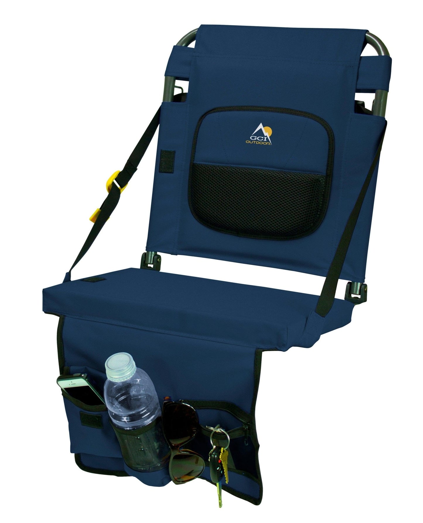 GCI Outdoor BleacherBack Lumbar Stadium Chair with Padded Backrest - Angler's Pro Tackle & Outdoors