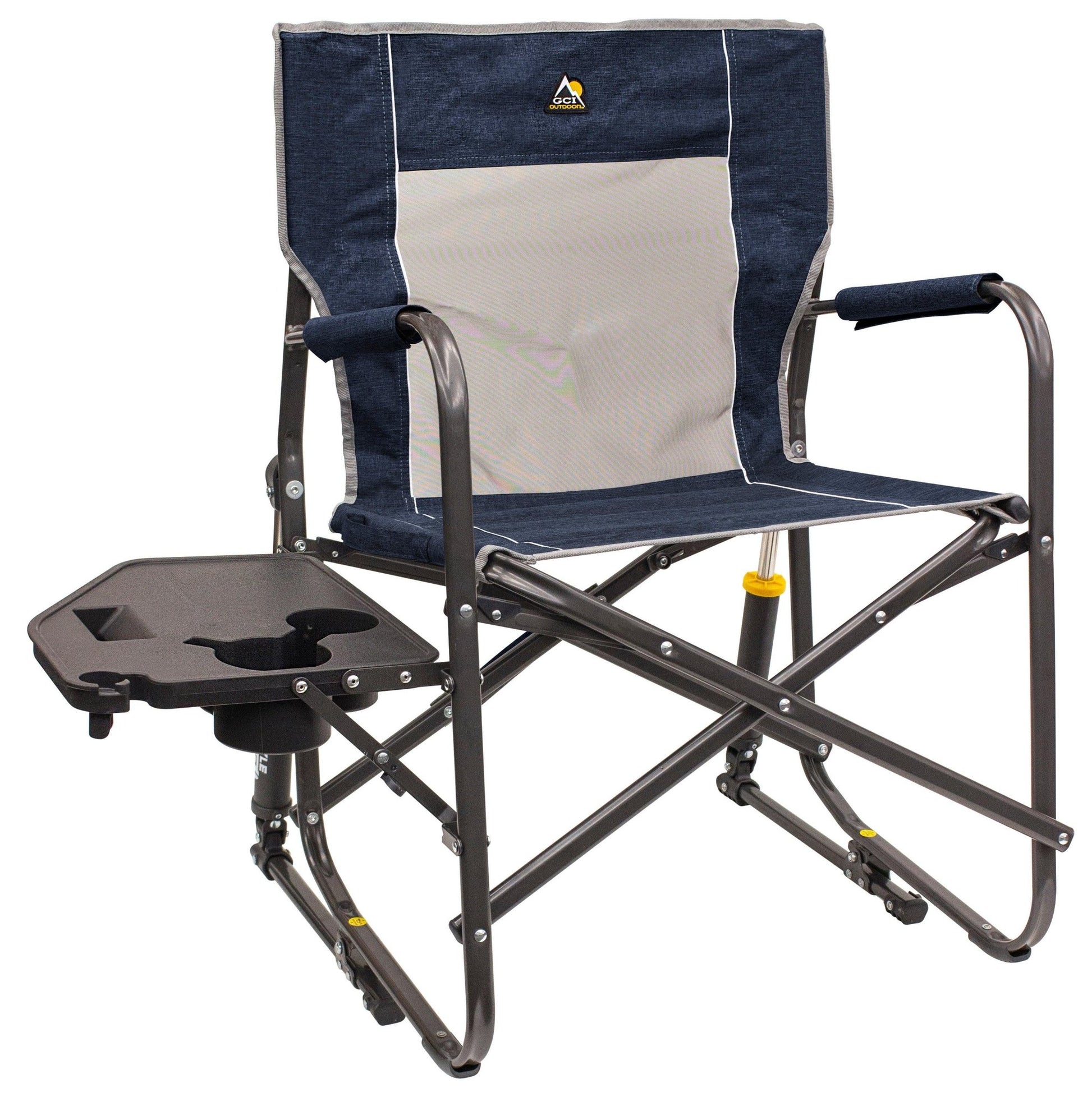 GCI Outdoor Freestyle Rocker Portable Folding Rocking Chair, Outdoor Camping Chair with Side Table - Angler's Pro Tackle & Outdoors