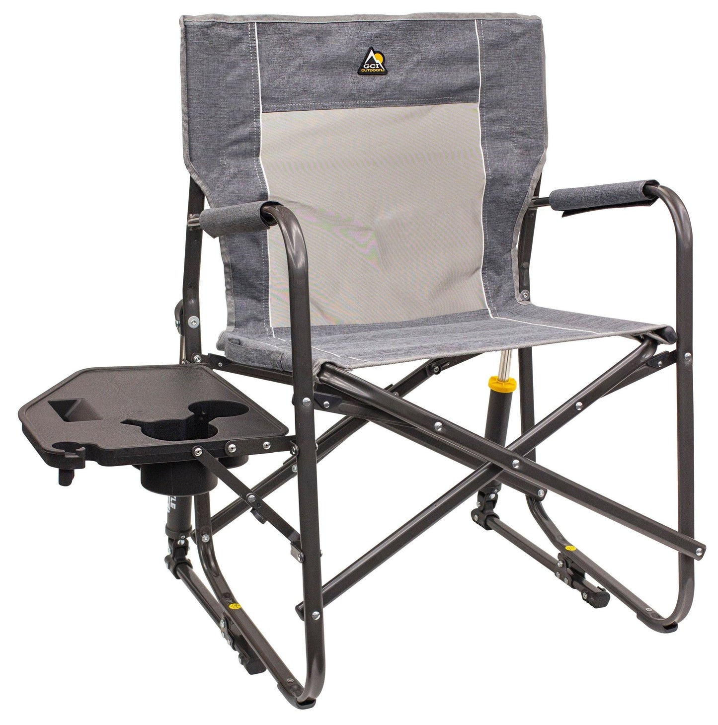 GCI Outdoor Freestyle Rocker Portable Folding Rocking Chair, Outdoor Camping Chair with Side Table - Angler's Pro Tackle & Outdoors