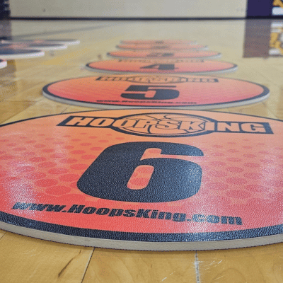 HoopsKing Offensive Spacing Training Spot Markers | 16"