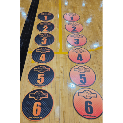 HoopsKing Offensive Spacing Training Spot Markers | 16"