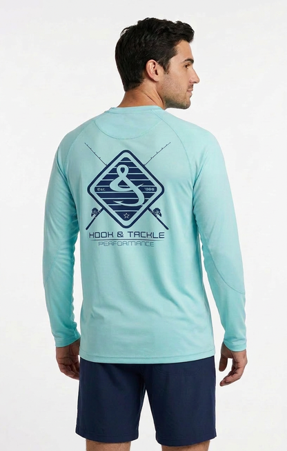 Hook & Tackle Men's Rods & Hook L/S UV Fishing Shirt