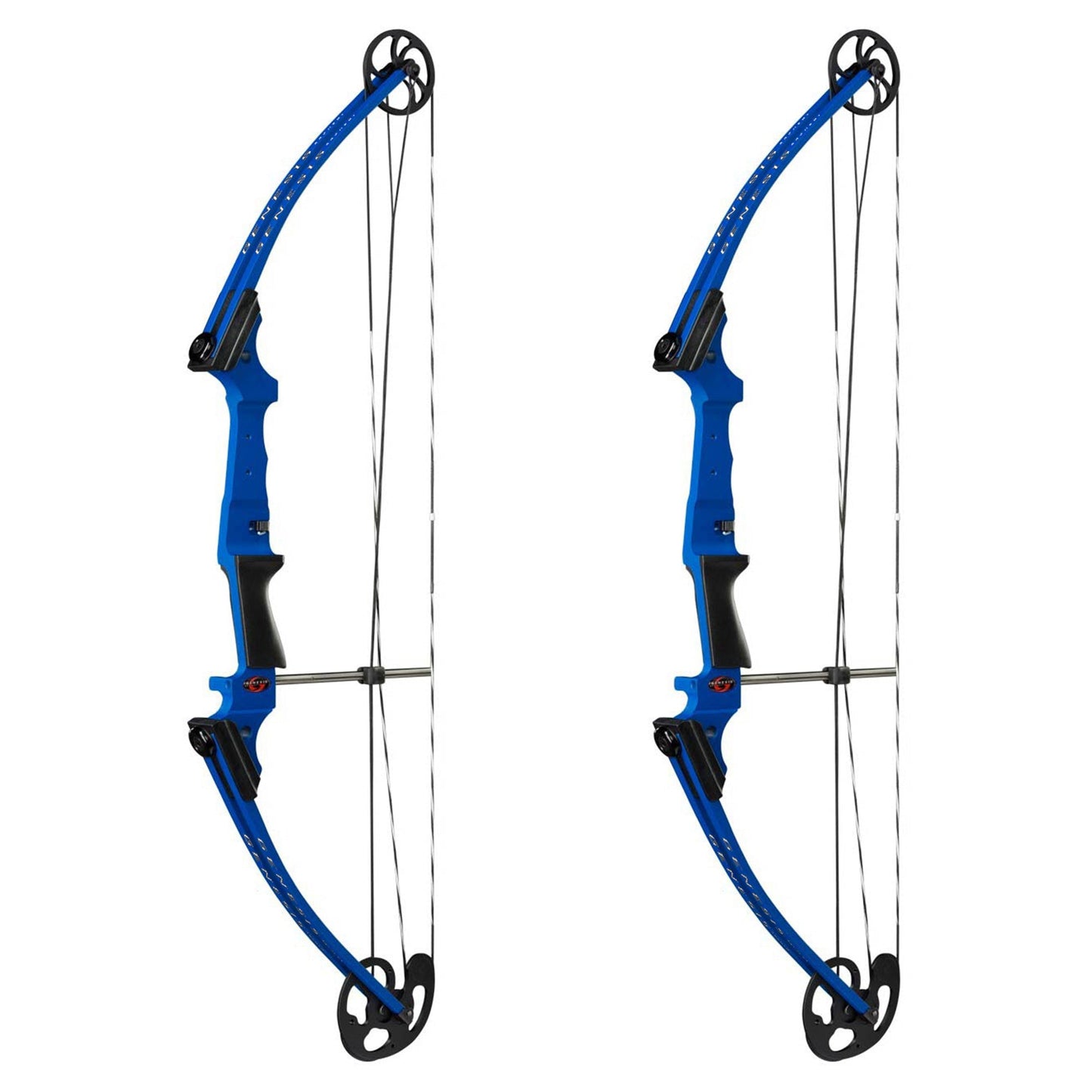 Genesis Archery Compound Bow Adjustable Sizing for Right Handed, Blue (2 Pack) - Angler's Pro Tackle & Outdoors