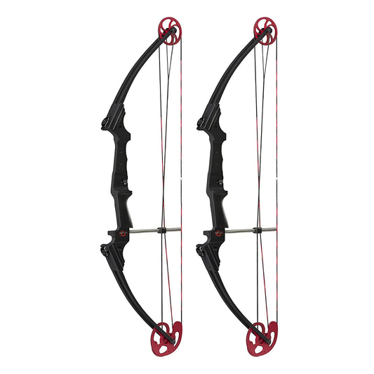 Genesis Archery Original Adjustable Right Handed Compound Bow, Black (2 Pack) - Angler's Pro Tackle & Outdoors