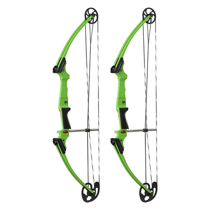 Genesis Archery Original Adjustable Right Handed Compound Bow, Green (2 Pack) - Angler's Pro Tackle & Outdoors