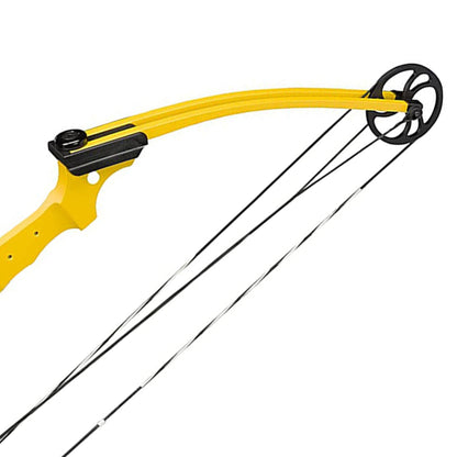 Genesis Archery Original Left Handed Compound Bow Archery Kit, Yellow (5 Pack) - Angler's Pro Tackle & Outdoors