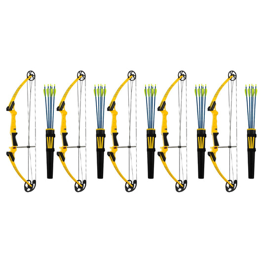 Genesis Archery Original Right Hand Compound Bow Kit w/Arrows & Quiver (5 Pack) - Angler's Pro Tackle & Outdoors