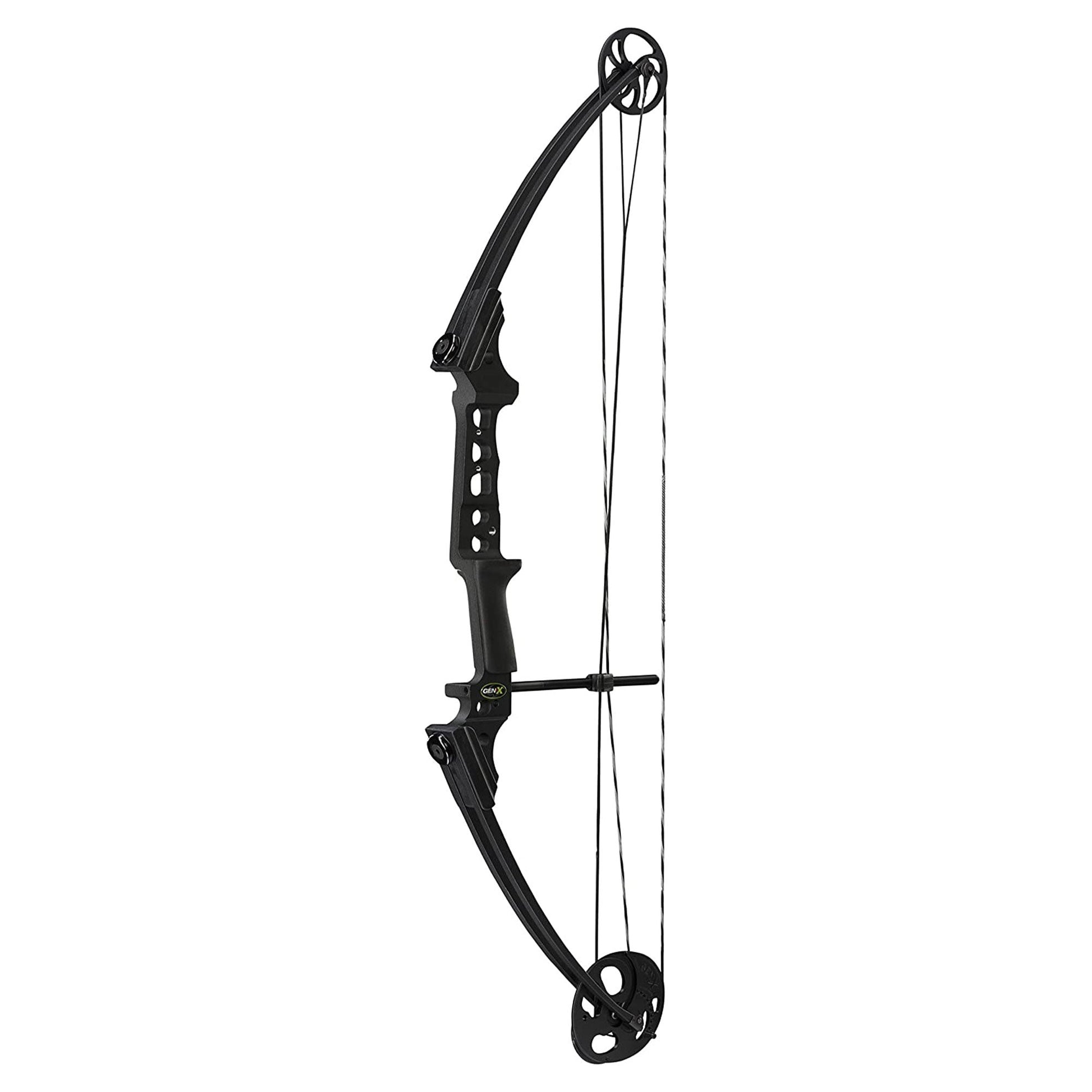 Genesis Gen - X Lightweight Compound Bow for Archery & Hunting, Right Hand, Black - Angler's Pro Tackle & Outdoors