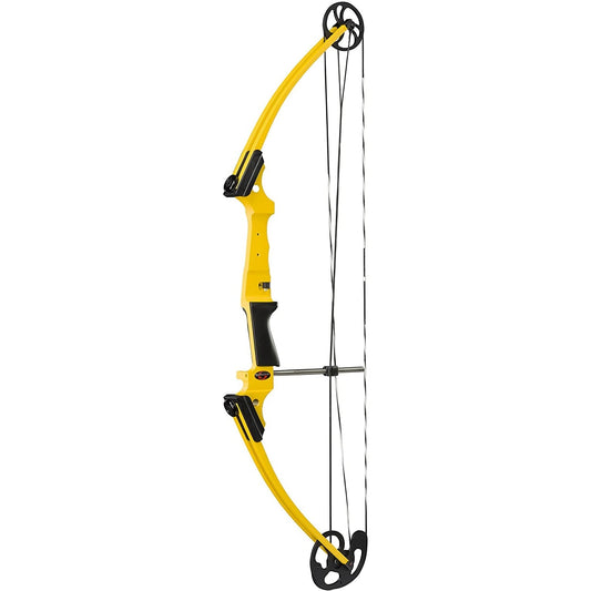 Genesis Original Archery Compound Bow w/ Adjustable Sizing, Left Handed, Yellow - Angler's Pro Tackle & Outdoors