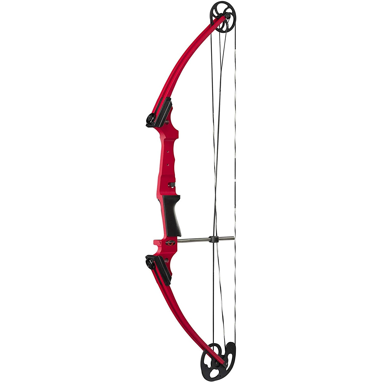 Genesis Original Archery Compound Bow with Adjustable Sizing, Left Handed, Red - Angler's Pro Tackle & Outdoors