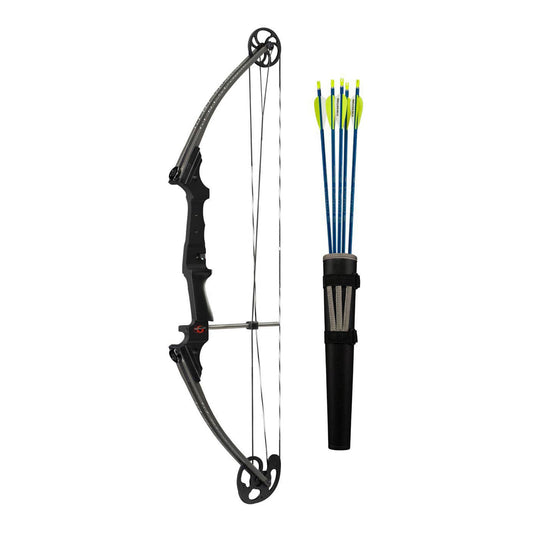 Genesis Original Lightweight Archery Compound Bow/Arrow Set, Right Handed,Carbon - Angler's Pro Tackle & Outdoors