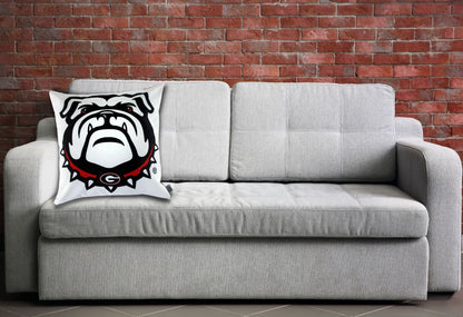 Campus Hammocks University of Georgia Bulldogs Throw Pillow Cover