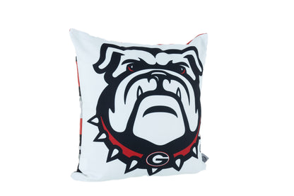 Campus Hammocks University of Georgia Bulldogs Throw Pillow Cover