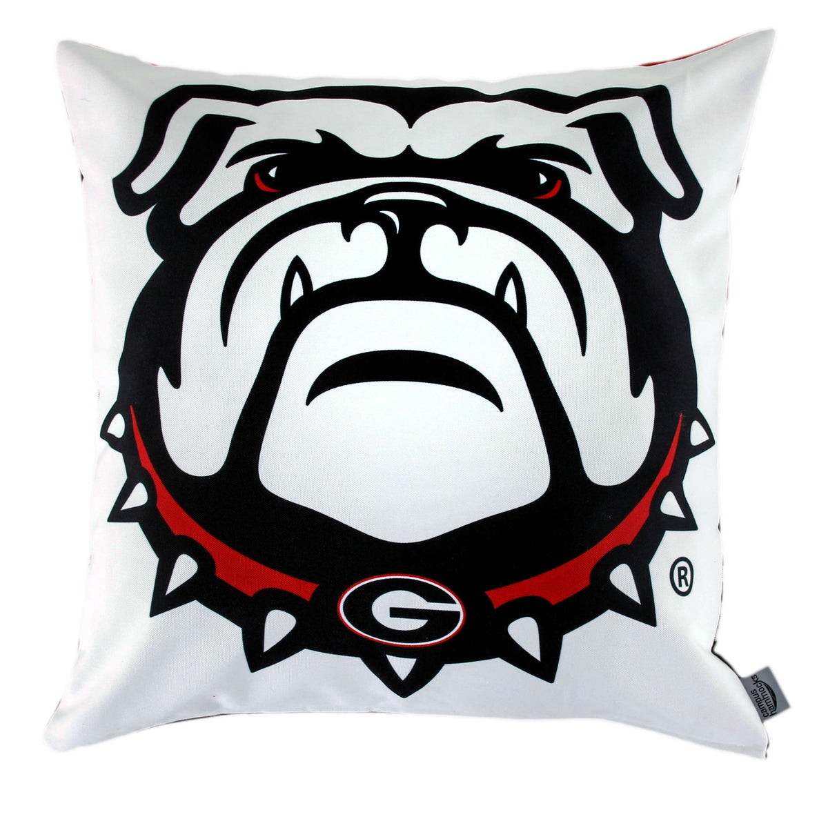 Campus Hammocks University of Georgia Bulldogs Throw Pillow Cover