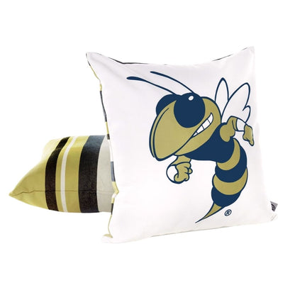 Campus Hammocks Georgia Tech Yellow Jackets Buzz Pillow Cover